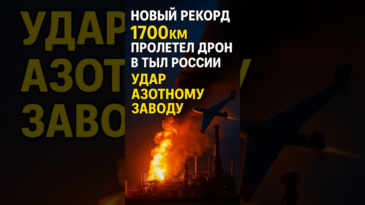 🚨НОВЫЙ РЕКОРД, ДРОН ПРОЛЕТЕЛ 1700км