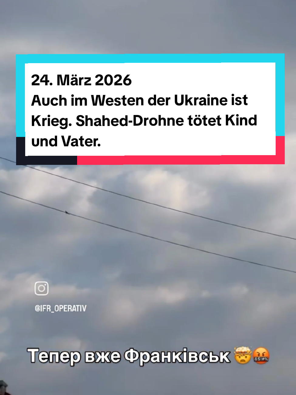Répondre à Les "frères" russes étaient à nouveau actifs et ont reçu des menaces de Shahed