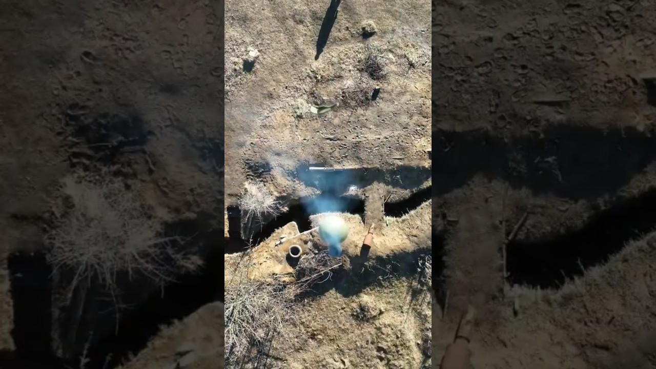 Two direct drone hits #ukraine  #shorts  #military  UAV #training with #airsoft #granade #pyrosoft