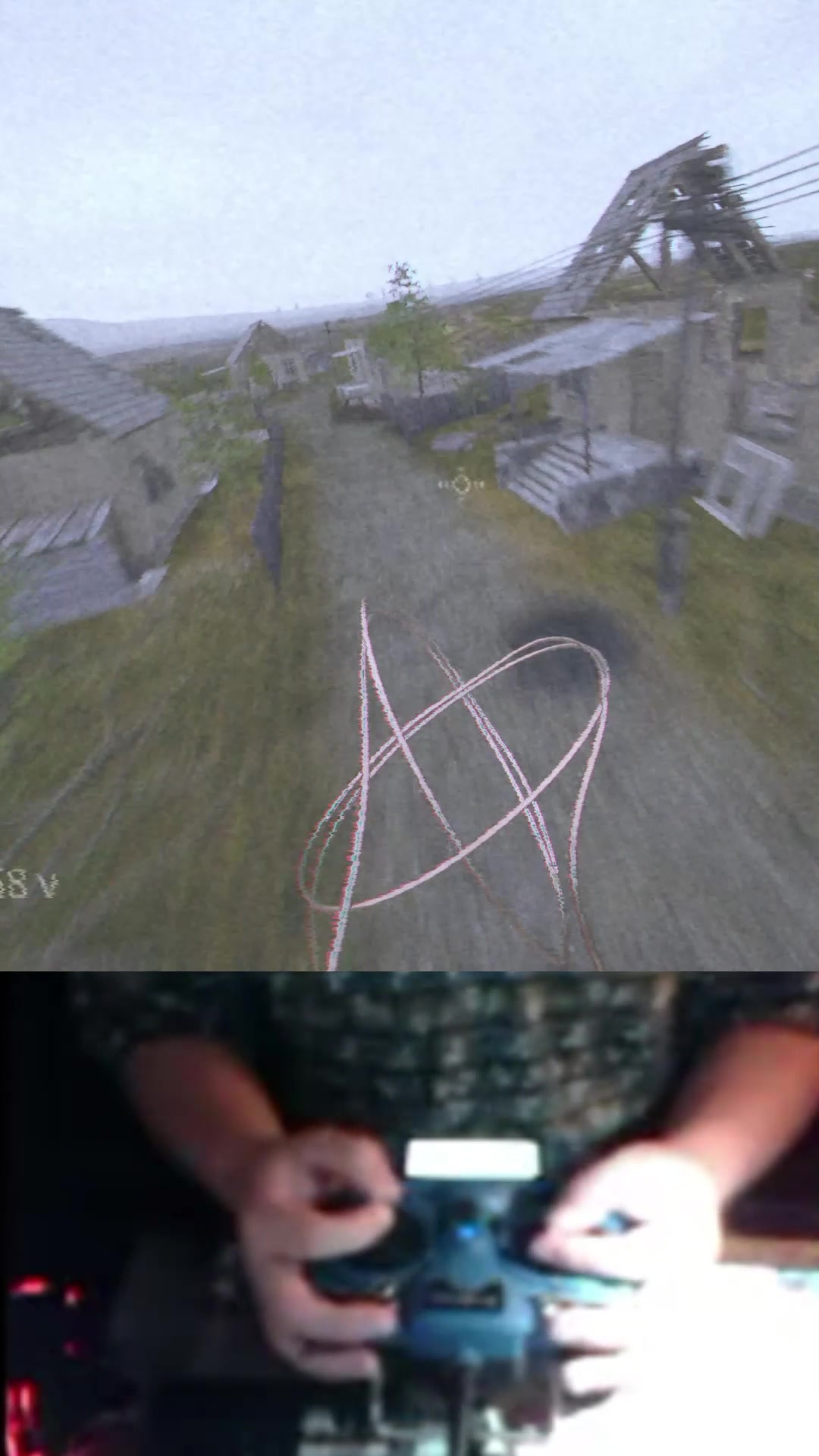 coup direct sur un ennemi avec la guerre des drones