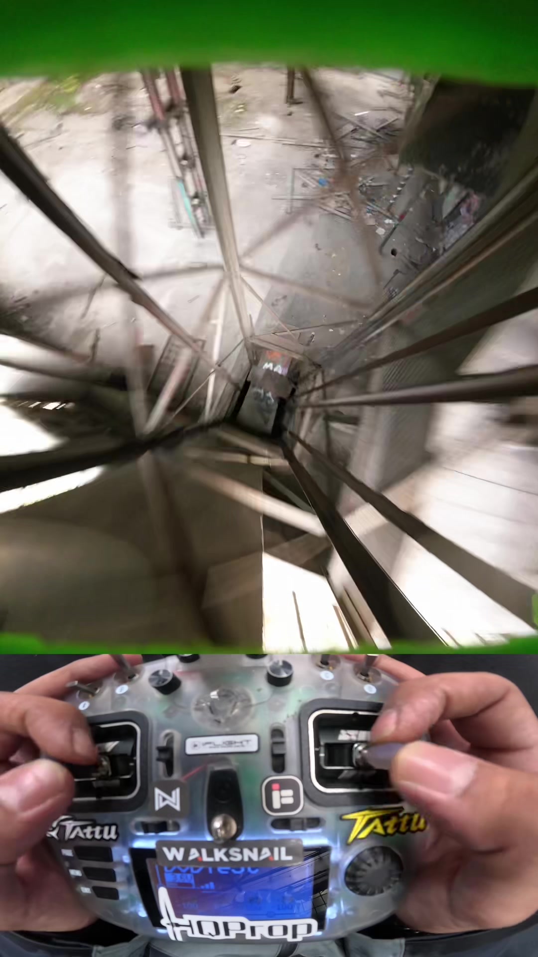 plongée en ascenseur •