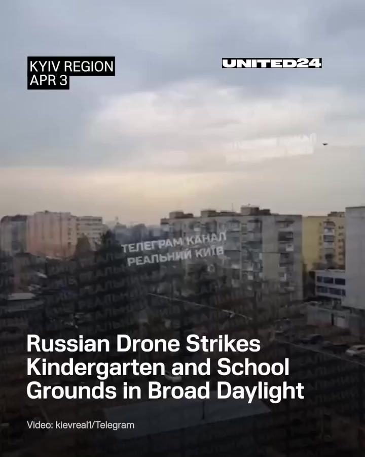 RUPTURE Vychneve prise pour cible lors d’une attaque massive de drones russes le 3 avril.