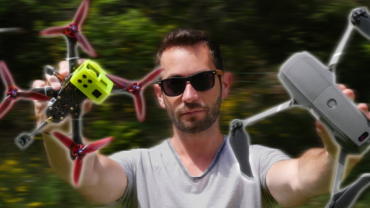 DRONE RACER VS MAVIC 2 PRO !