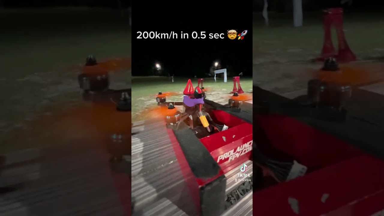 200km/h in 0.5sec 🤯 Racing Drone SPEED 🔥