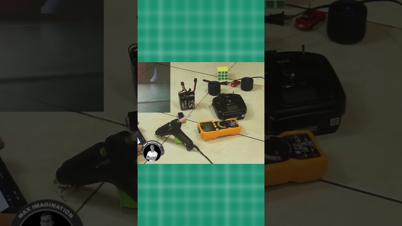 ⬆️ Drive your custom ESP32 FPV RC Drift Car the size of a Hot Wheels  🏎💨  #esp32 #rccar