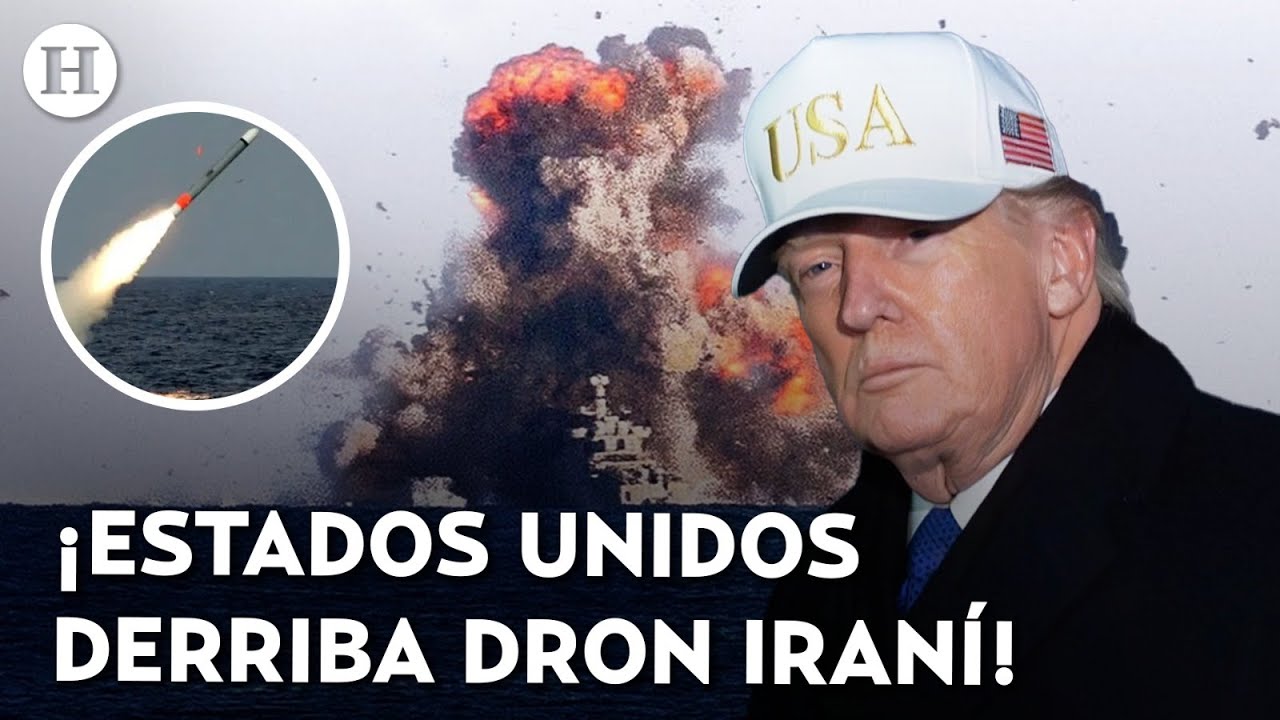 ¿Al borde de la guerra? EU derriba dron iraní que se acercó "agresivamente" a su portaaviones