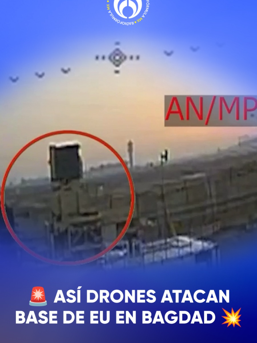 Des drones attaquent une base américaine à Bagdad Les images montrent les forts impacts de l'attaque