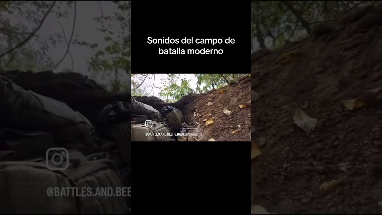 Sonidos del campo de batalla moderno con drones