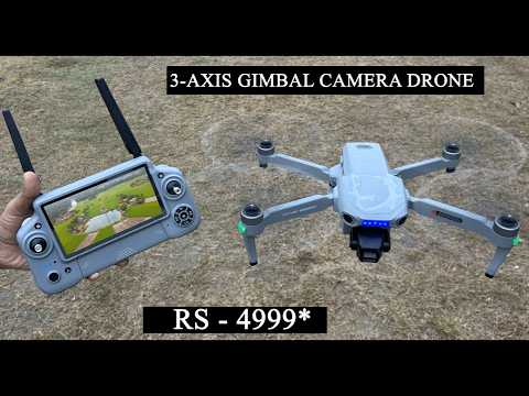 BEST 4K Drone 3-Axis Gimbal HD Camera GPS 5G WIFI Quadcopter 5.5 Inch Touch Screen Remote Control