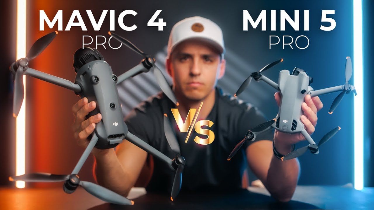 DJI Mavic 4 Pro vs DJI Mini 5 Pro // Which Drone Should You Buy?