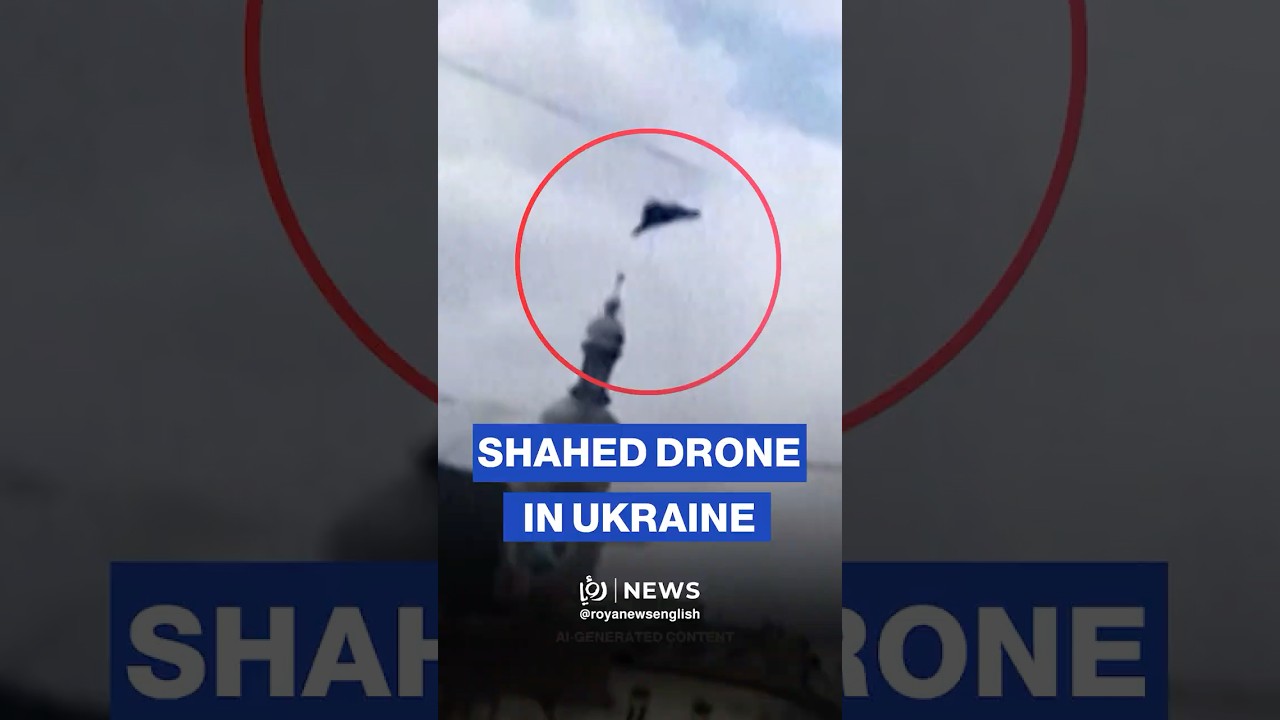 Shahed drone strikes Lviv's city centre in Ukraine