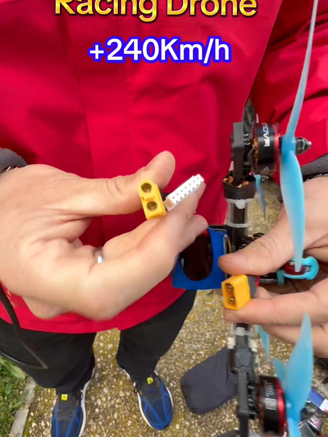 Décollage d'un drone de course FPV : TT/blessedfpv