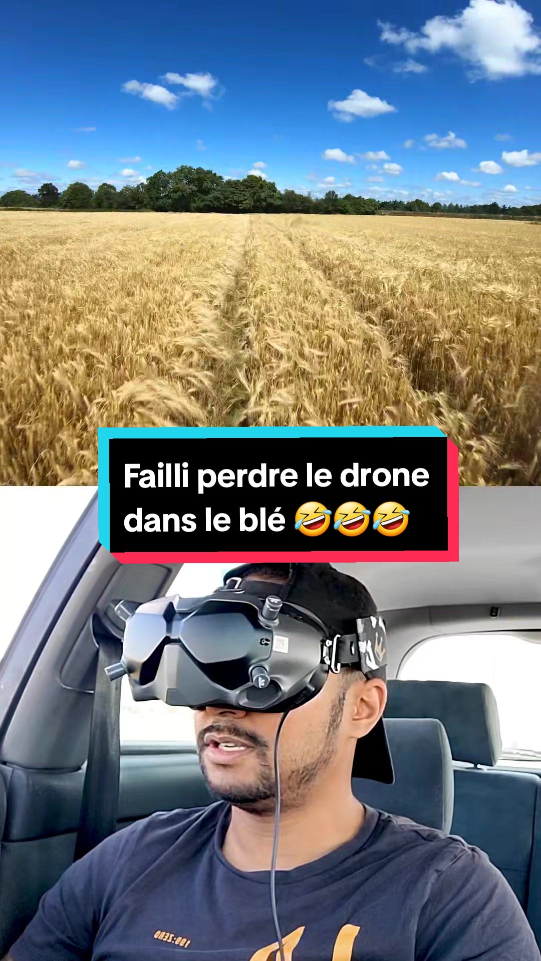 Premier Vol pour ce drone que je viens tout juste de finir, et c'est plutôt bie