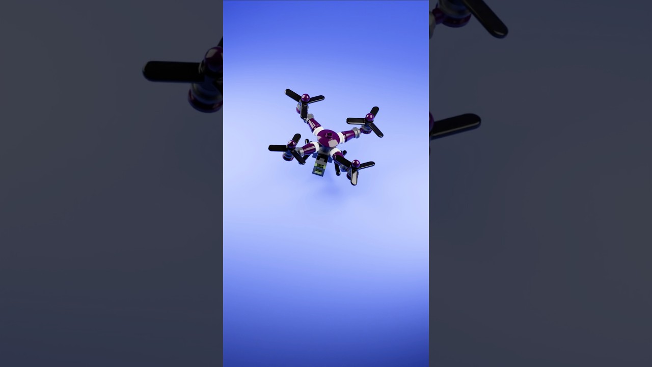 LEGO Military Drone 🚁 Mini Bricks UAV Build