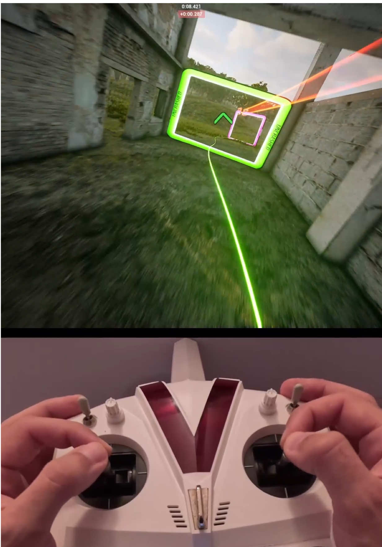 J'ai failli m'écraser à la fin