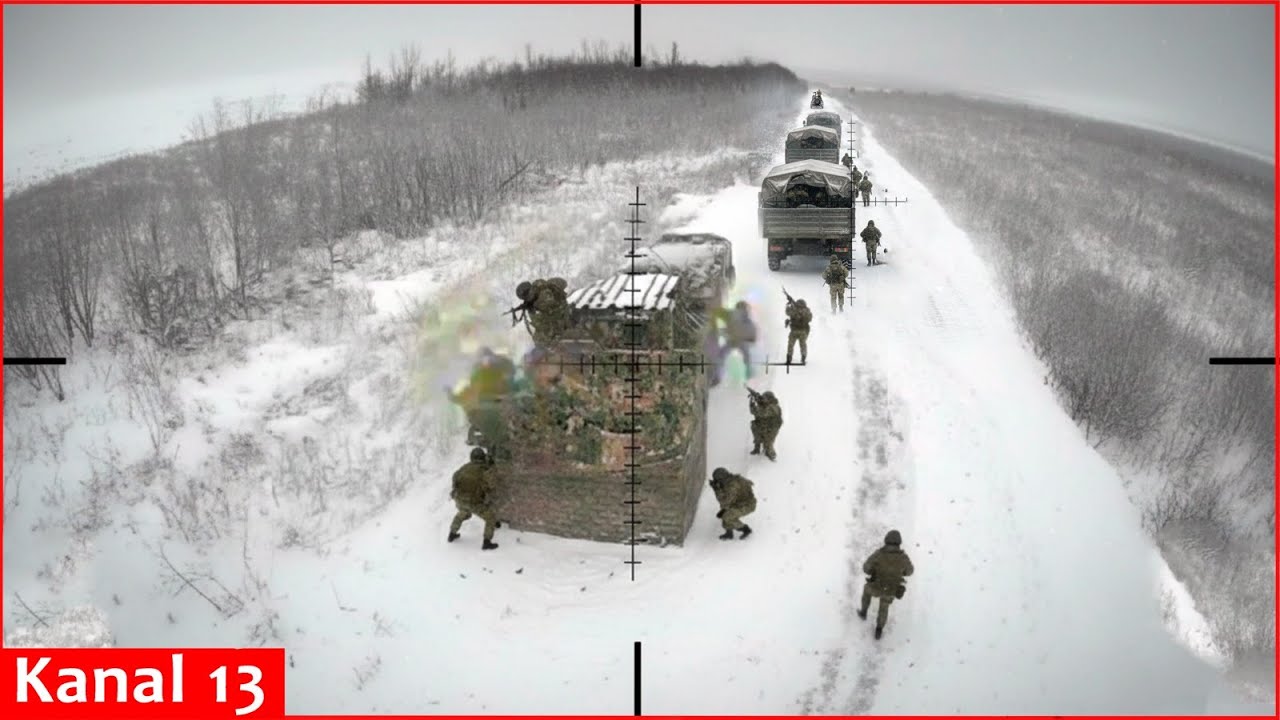 The battle of Ukrainian drones against Russian infantry and vehicles on the front line