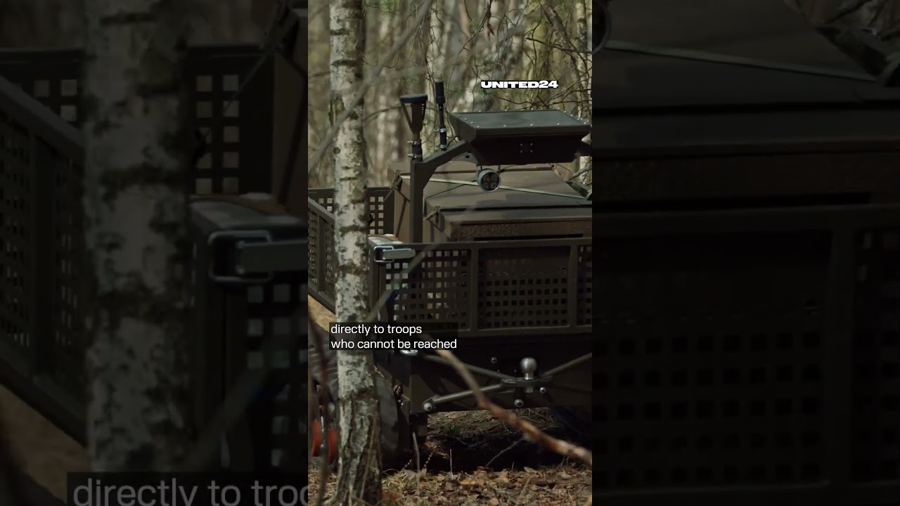 When Aerial Drones Can't Help, Ground Robots Come to the Rescue #warinukraine