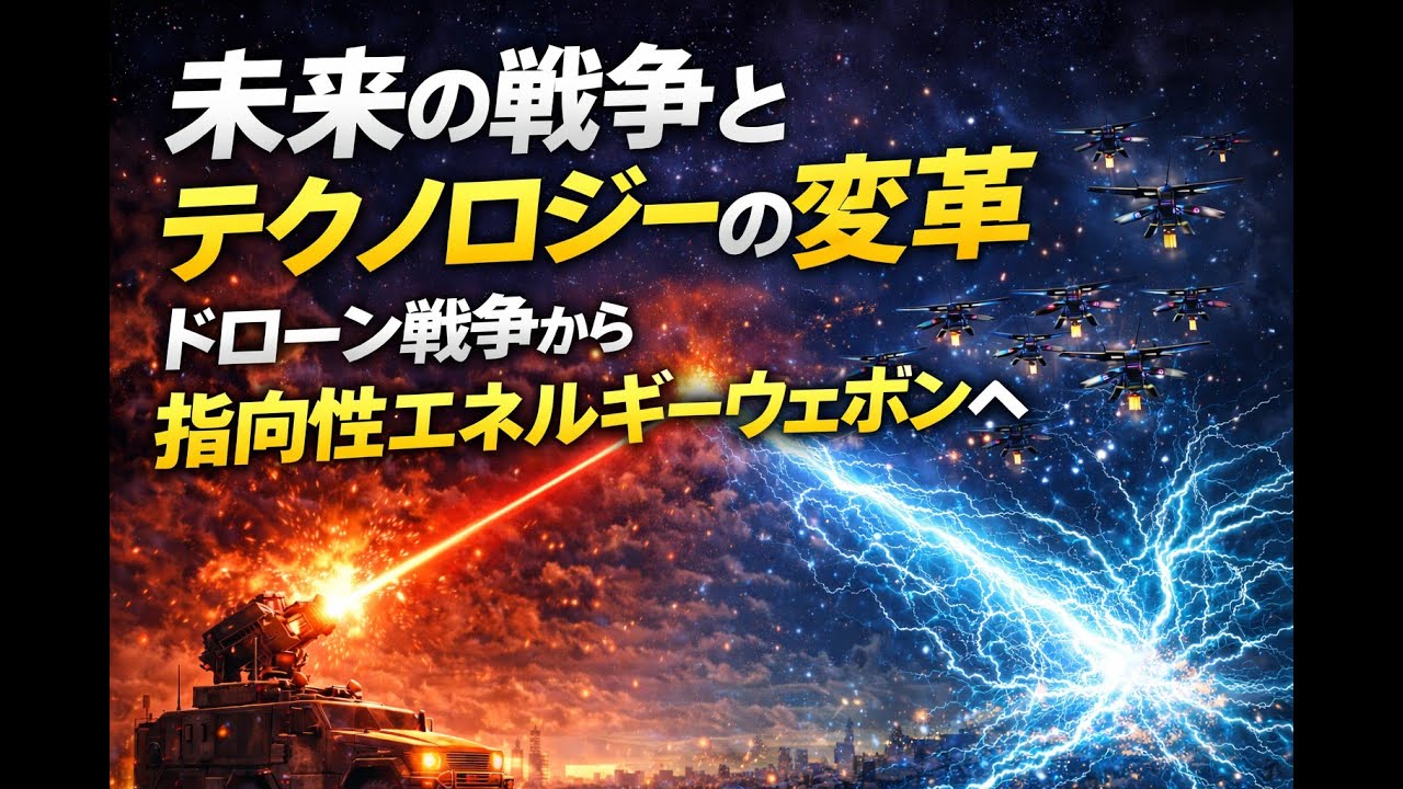 未来の戦争とテクノロジーの変革－ドローン戦争から指向性エネルギー兵器へ