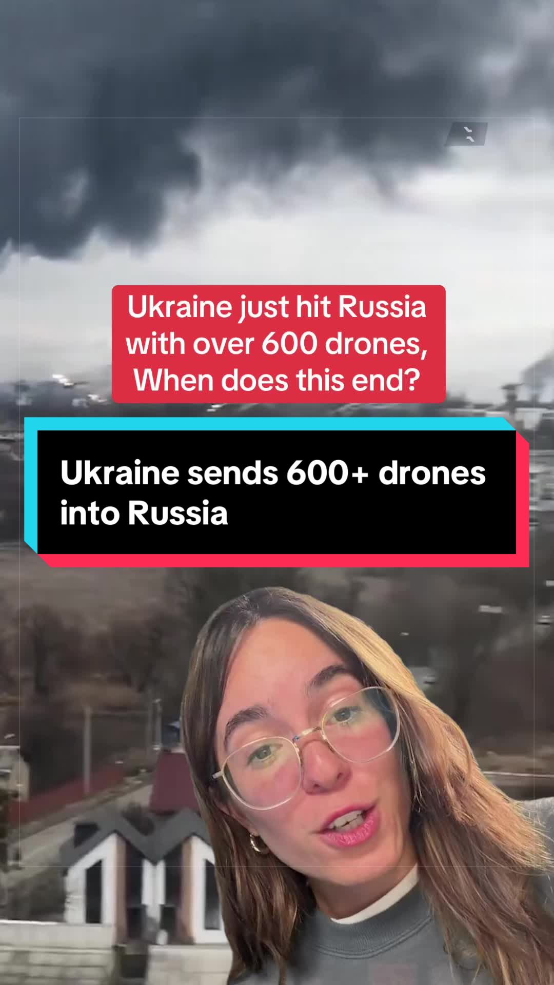L'Ukraine a lancé environ 600 drones vers la Russie en une seule nuit, sur 14 jours différents.