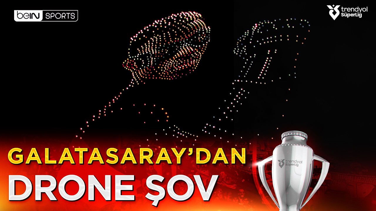 Galatasaray'dan Drone Şov! | Galatasaray 26. Şampiyonluk Kutlamaları