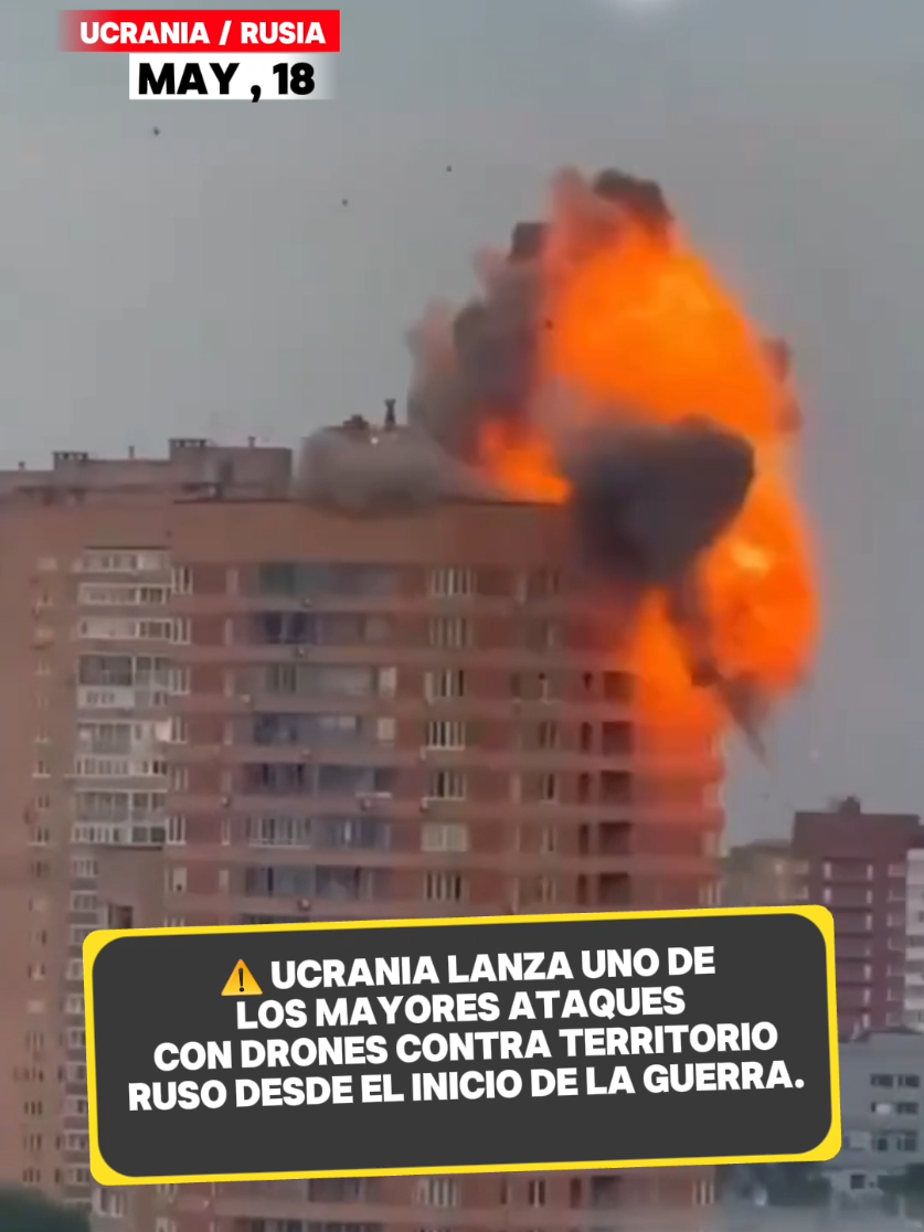 CONFLIT EN UKRAINE ET EN RUSSIE | L'Ukraine lance l'une des plus grandes attaques de drones