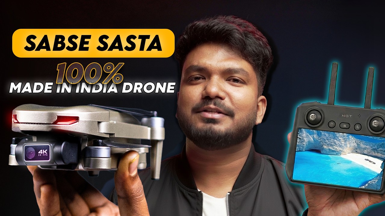 I Tried India's Most Affordable True 4K Gimble Camera Drone with 😱 Crazy Pro Features | NOT ORO 4K