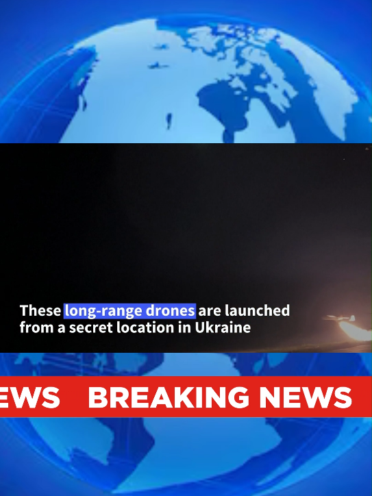 Barrage massif de drones contre la Russie