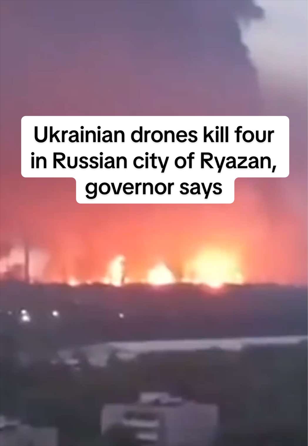 Les attaques de drones ukrainiens contre la ville russe de Riazan le 15 mai ont tué quatre personnes.