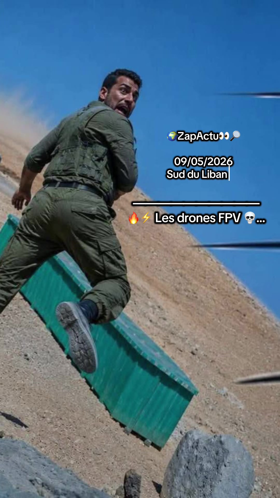 Activité de drones FPV dans le sud du Liban – 09/05/2026
