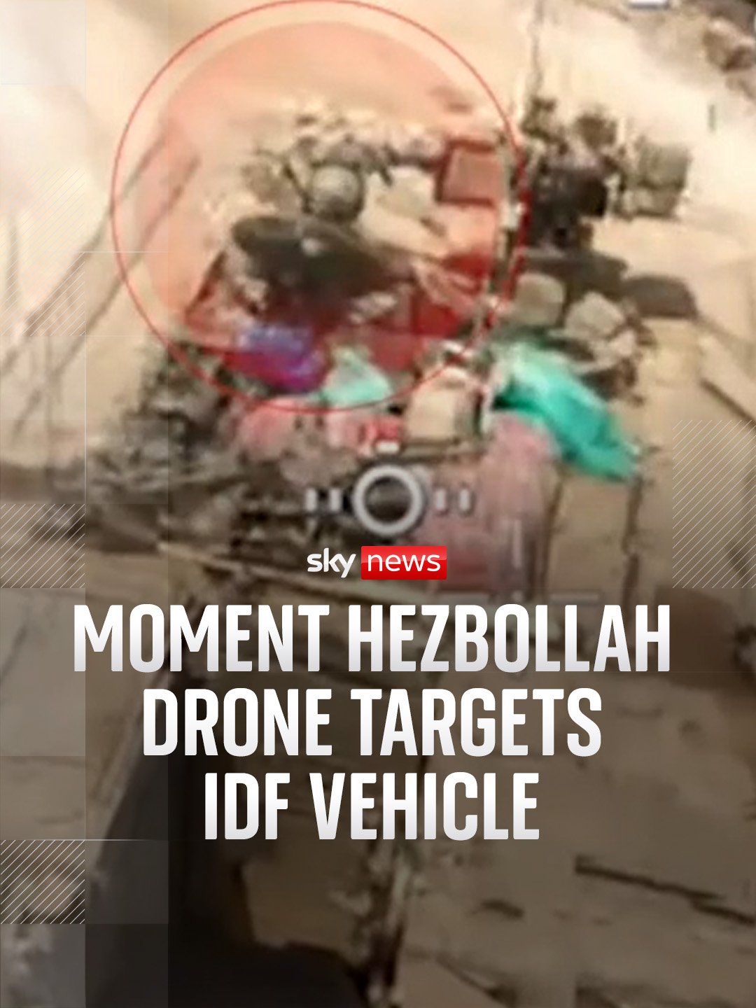Le Hezbollah a publié des images montrant l'un de ses drones d'attaque.