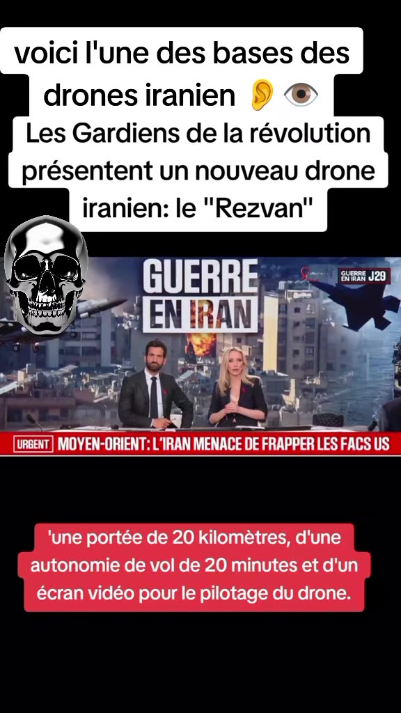 voici l'une des bases des drones iranien  pour frappé fort ces ennemis des dron