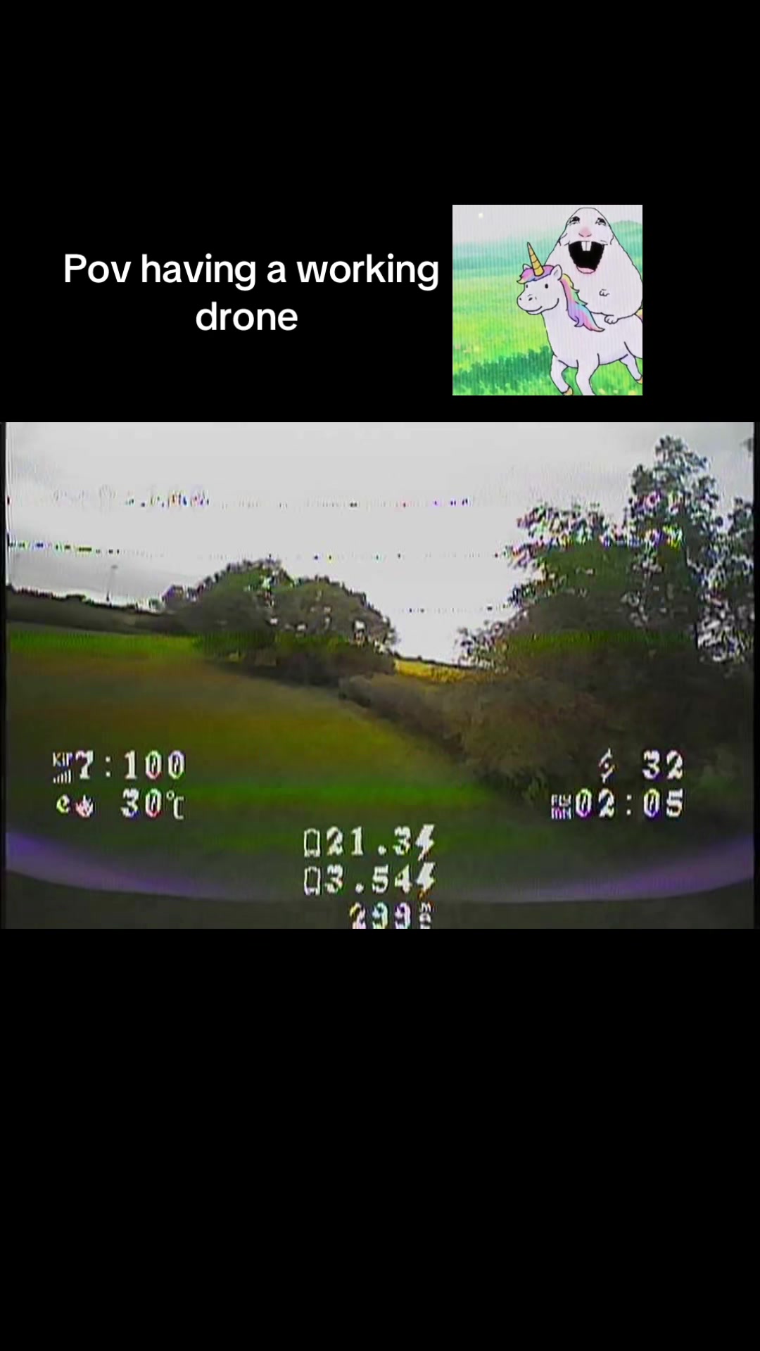 Pov ayant un drone qui fonctionne :D