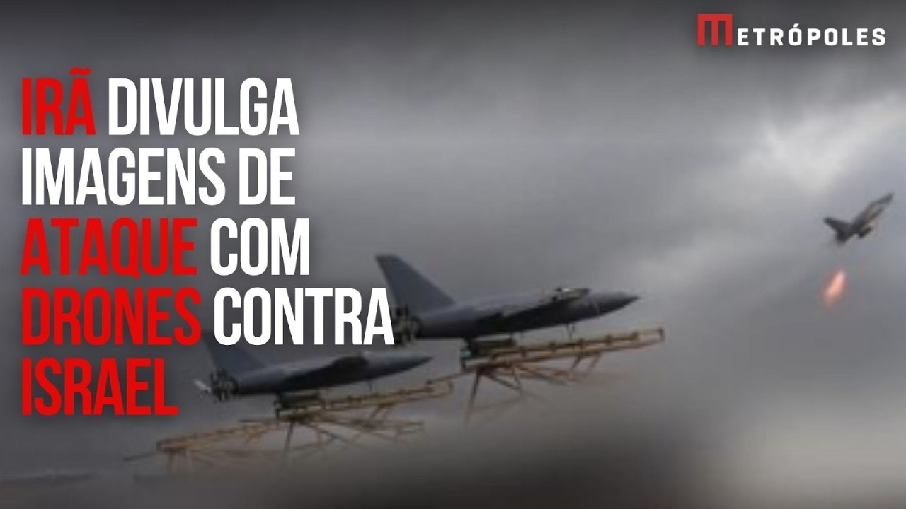 Exército iraniano divulga imagens de ataques com drones contra Israel