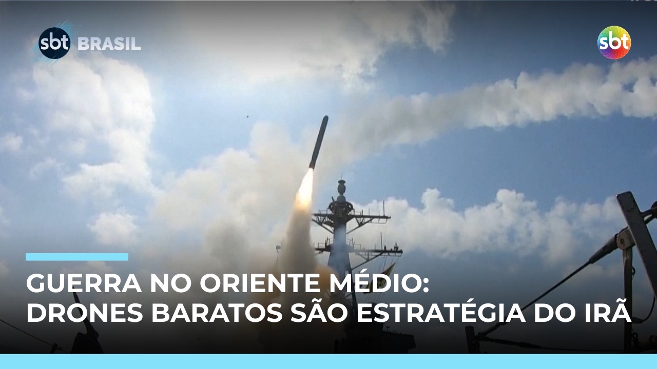 Guerra no Oriente Médio: Drones baratos do Irã causam prejuízo milionário aos EUA | #SBTBrasil