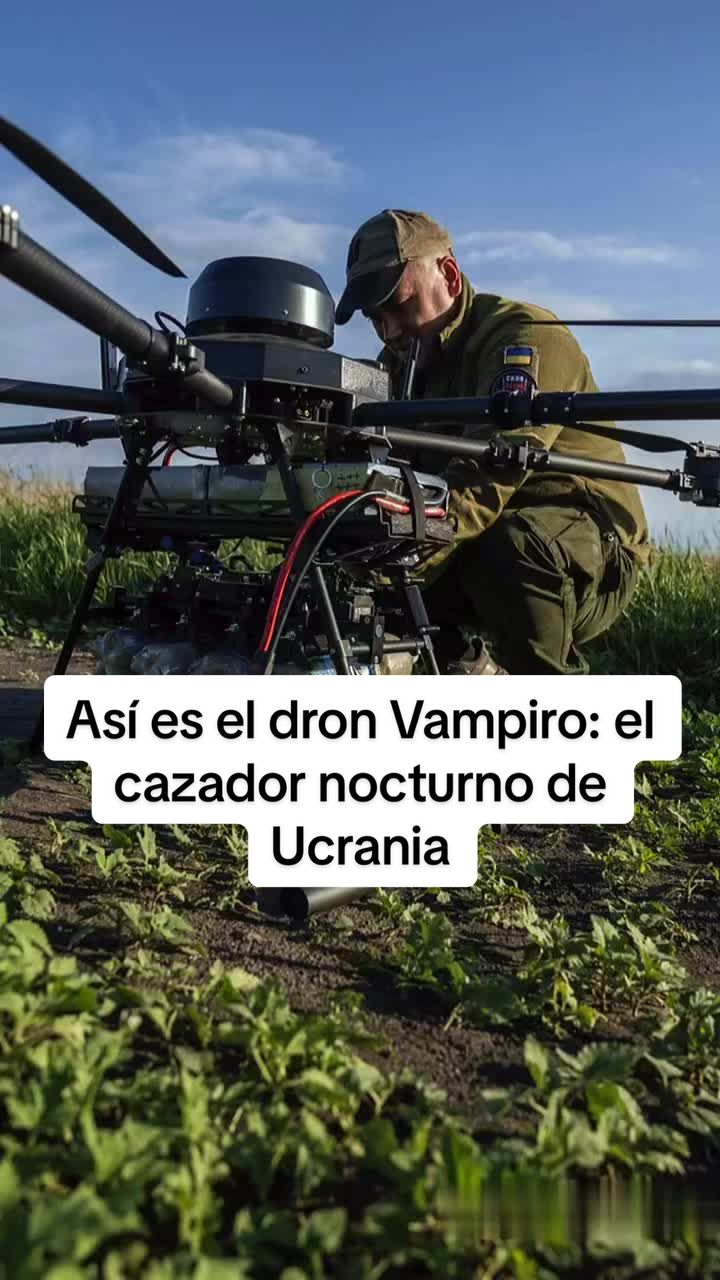Il s'agit du drone Vampiro : le chasseur nocturne de l'Ukraine.