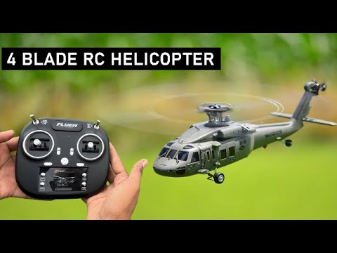 Best RC Helicopter, 2.4G 4CH Remote Control Helicopter with Single Propeller