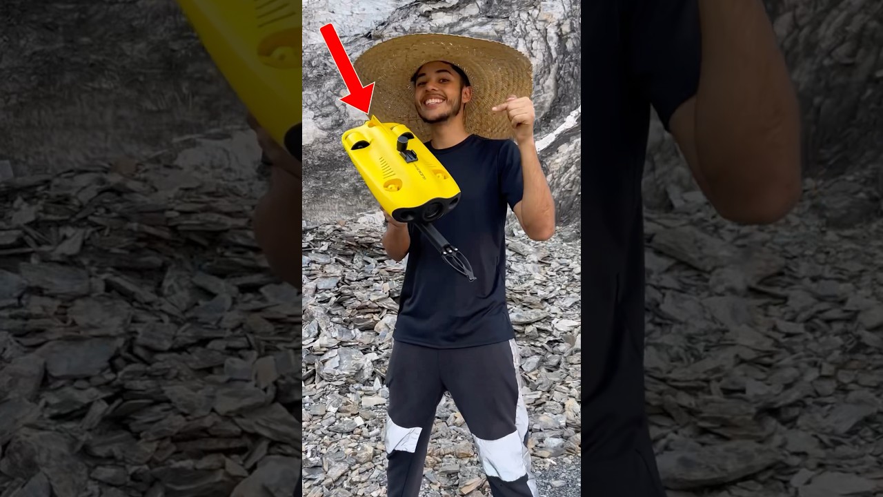 Comprei um DRONE SUBAQUÁTICO de R$10.000,00