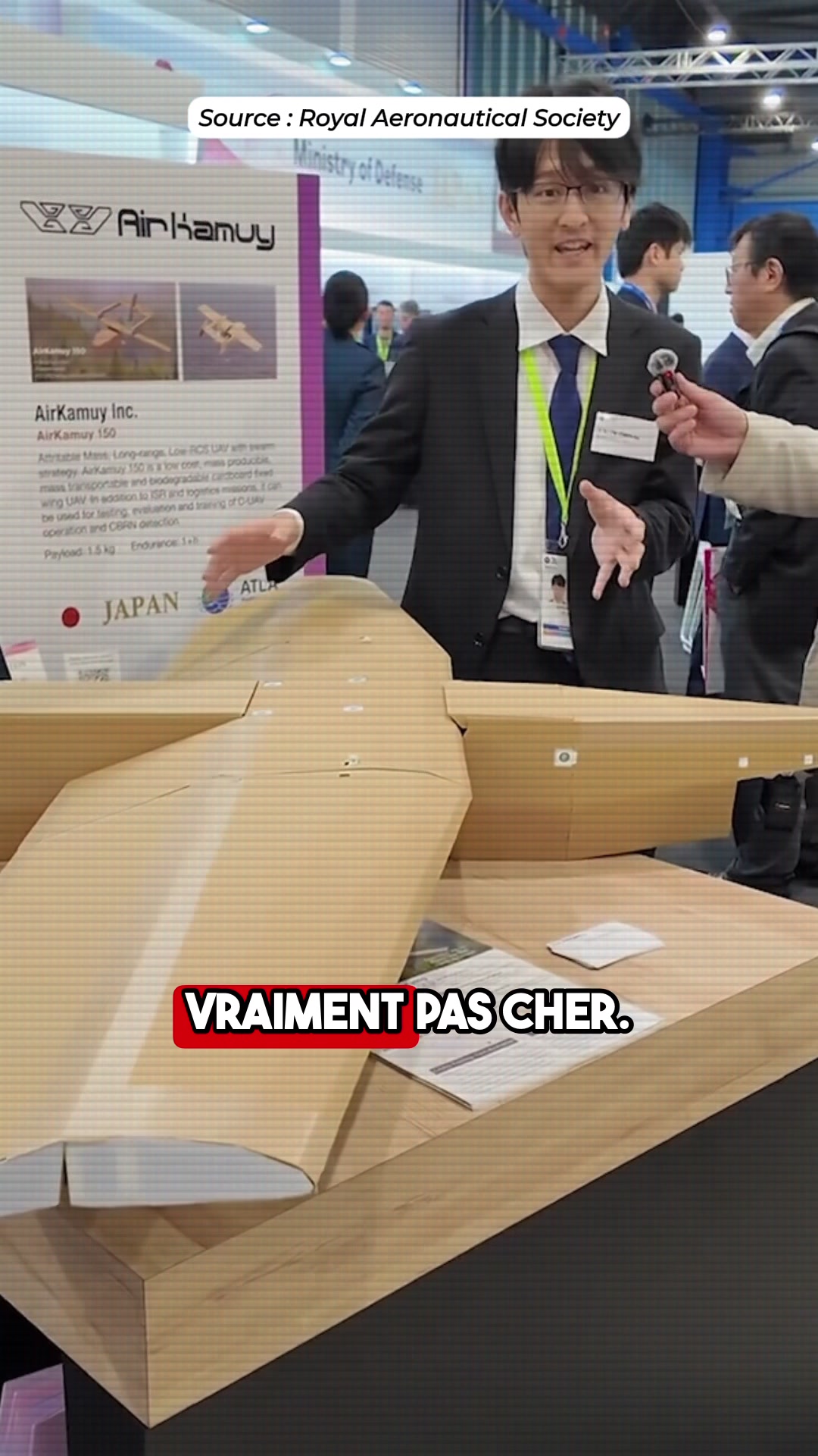 Des drones en carton à 2000$ : la nouvelle arme low-cost du Japon