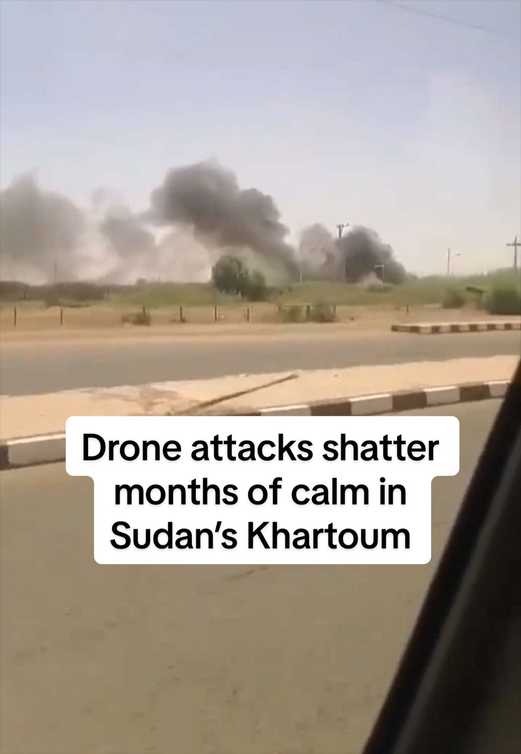 Des drones ont attaqué l'aéroport de Khartoum le 4 mai, dans le cadre d'un soudain barrage d'assauts