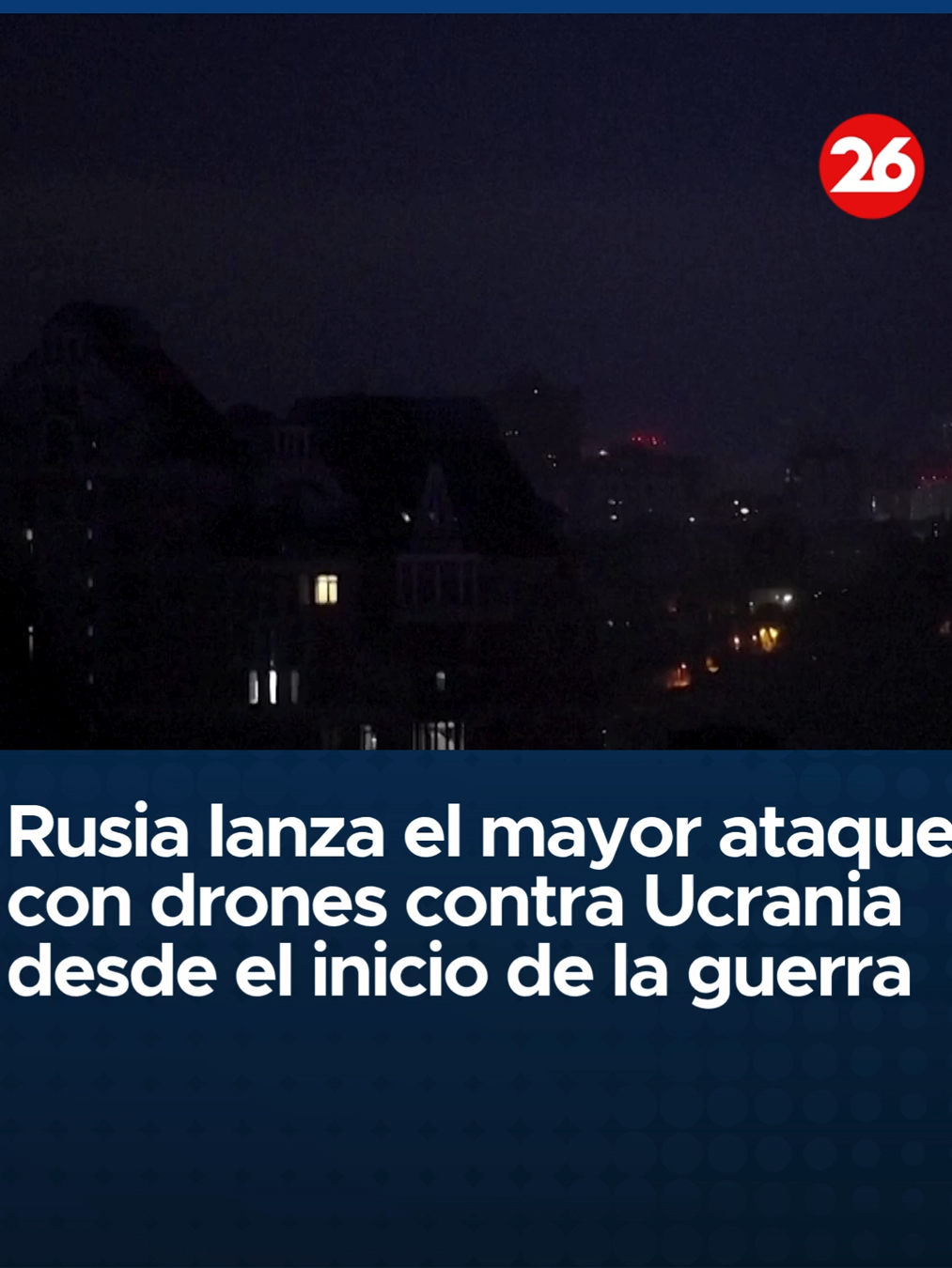 LA RUSSIE A LANCÉ LA PLUS GRANDE ATTAQUE DE DRONE CONTRE L'UKRAINE DEPUIS LE DÉBUT DE L'GU