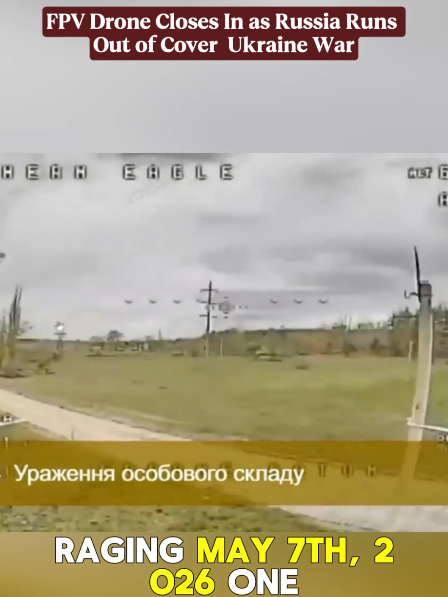 Un drone FPV se rapproche alors que la Russie n'est plus à l'abri de la guerre en Ukraine HERN EAGLE GISTE