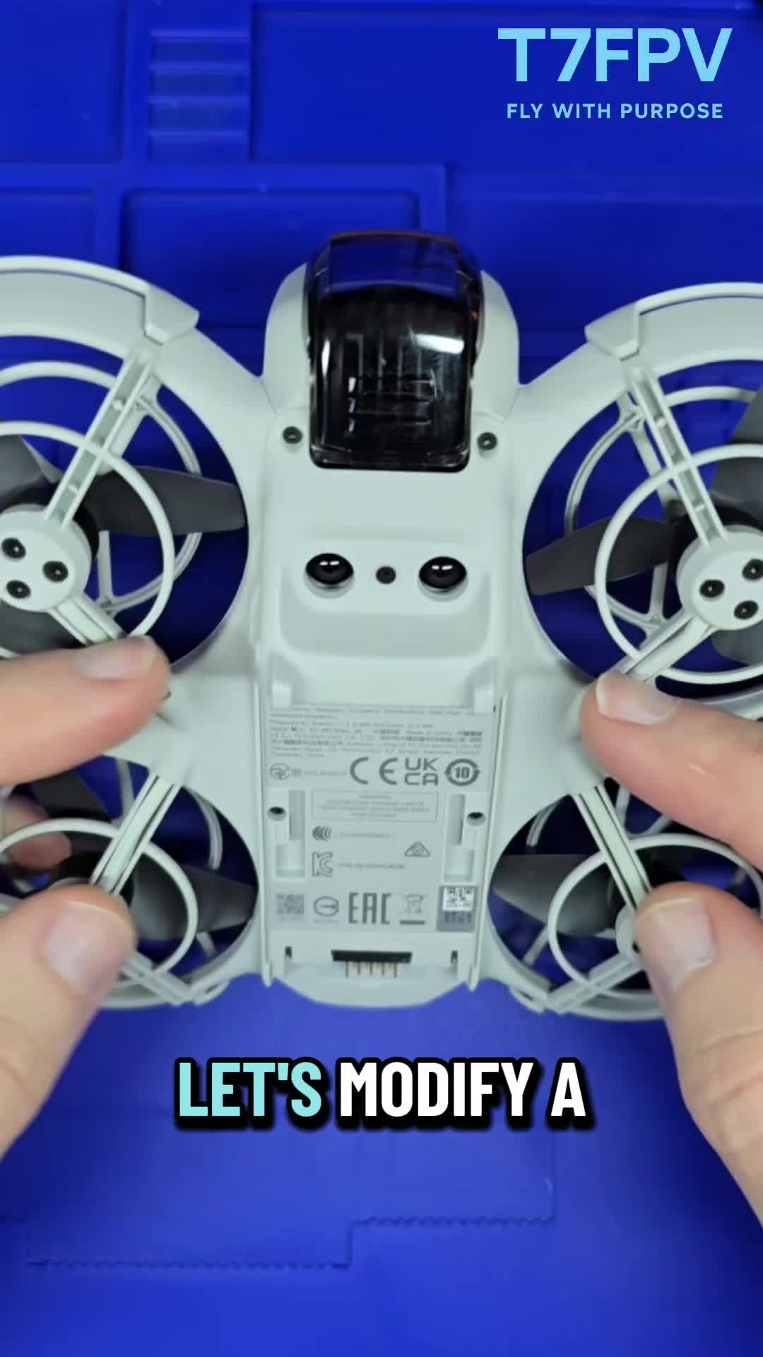 Mise à niveau du DJI NEO avec des moteurs sans balais HappyModel EX-1103S 11 000 kV.