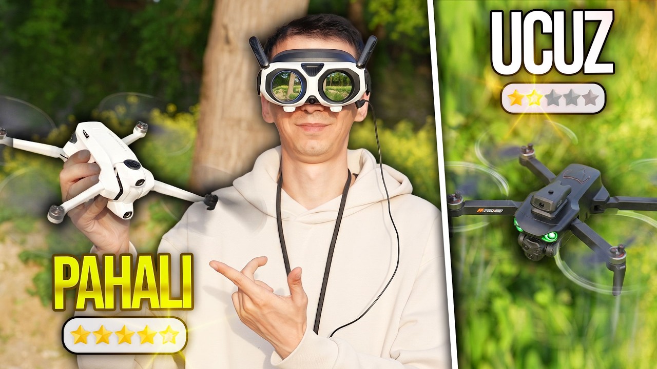 Bildiğiniz Drone'ları Unutun Bu Bambaşka Bir Şey! (Ucuz Orta Pahalı)