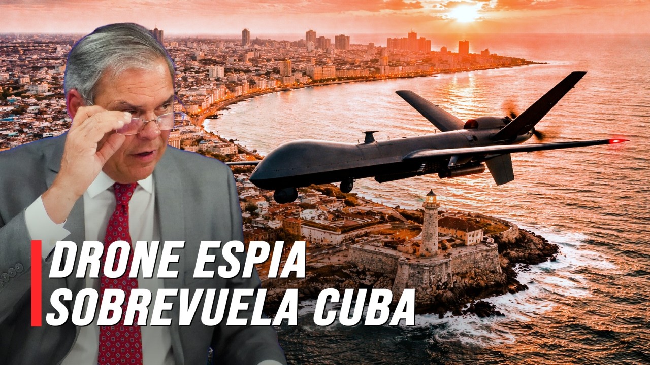 EL drone MQ-4C inspeccionó toda la noche la isla. ¿Cómo es el superdrone?