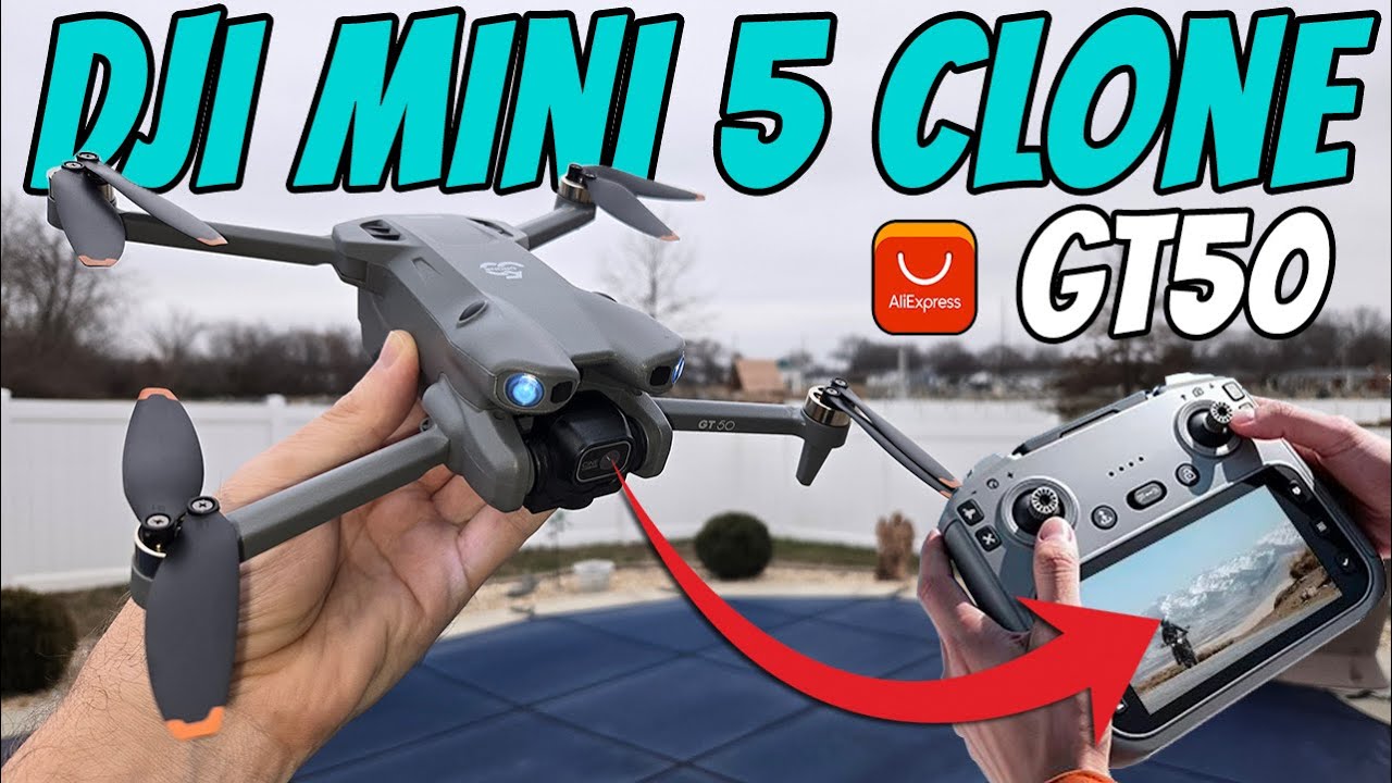 GT50 Pro Aliexpress Drone | Better Than DJI Mini 5 for $40??