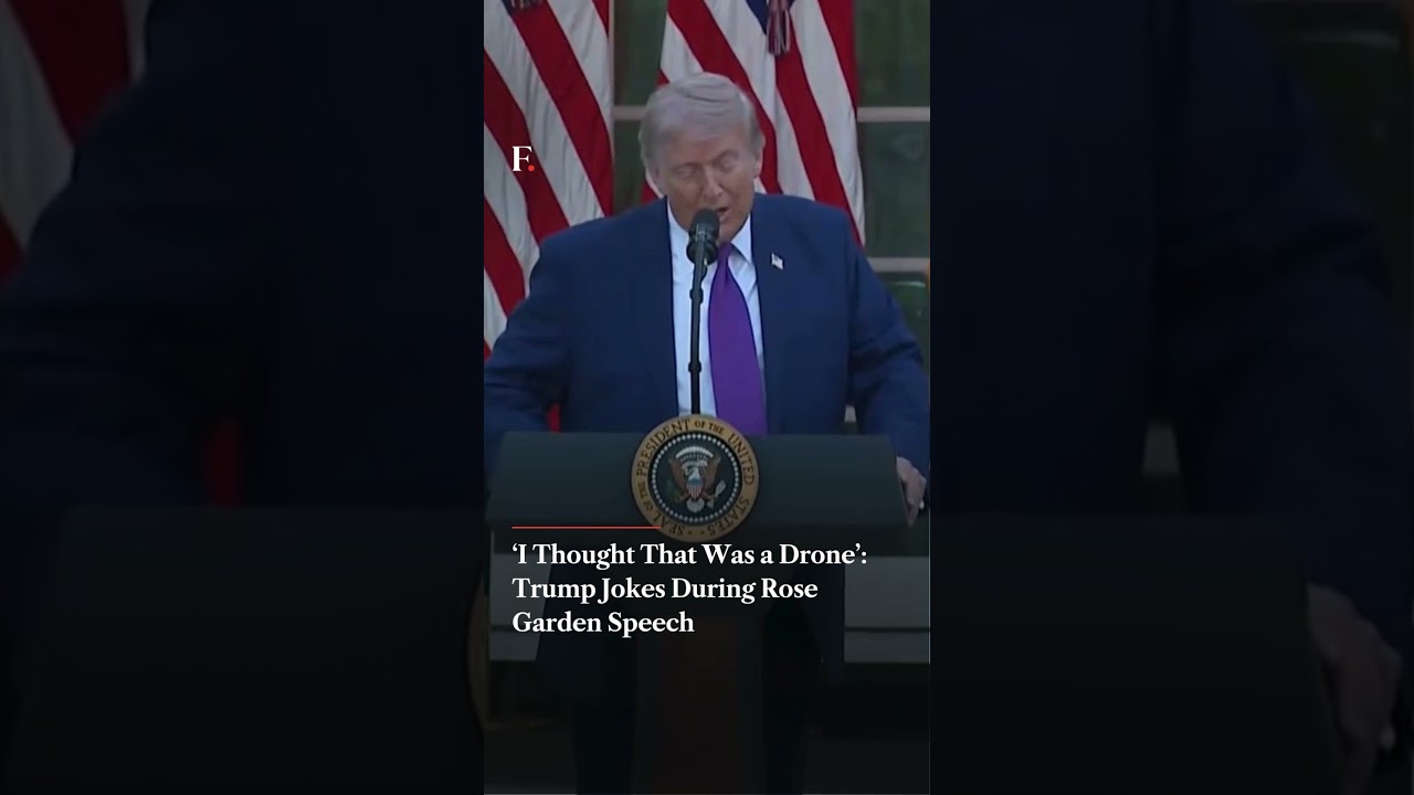 Trump Jokes, 'I Thought That Was a Drone' During White House Dinner Speech