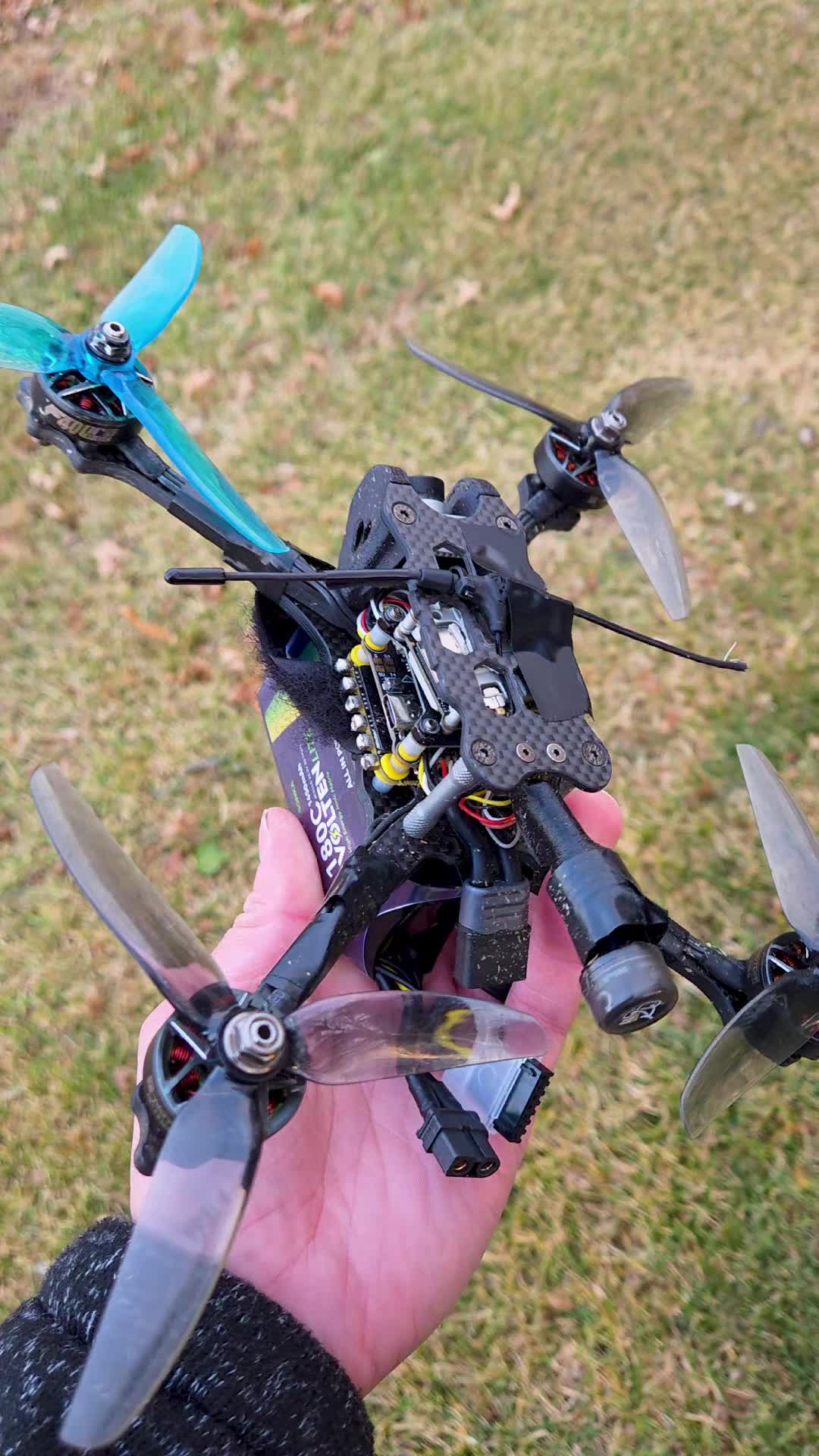 drone fpv de course personnalisé 5" + Volten 6S 180C Lipo