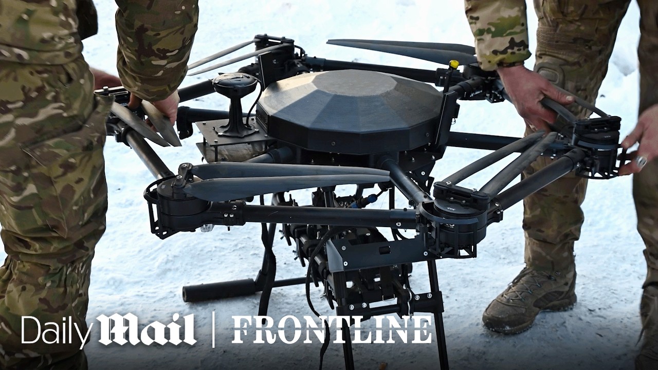 The Vampire Bomber Drones Destroying Russian Positions At Night | Frontline | Daily Mail