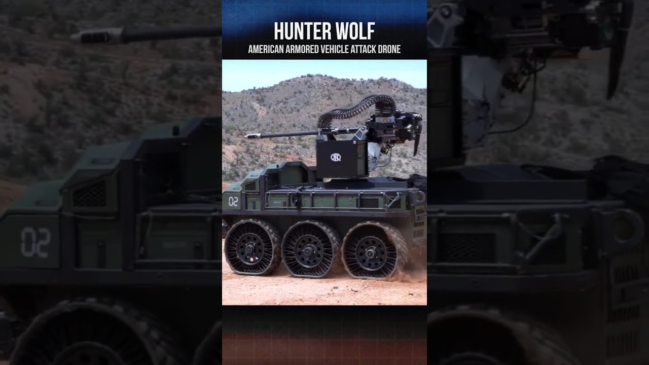 American "Hunter Wolf" Attack Vehicle Drone