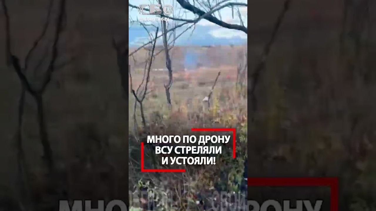 Страшное с камеры бойца! Реальный бой русских с дроном. Боевая птица ВСУ нападает!